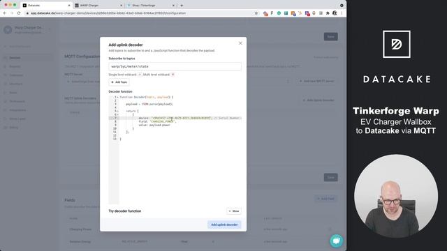 How to connect Tinkerforge Warp Charger Wallbox to Datacake using MQTT Integration смотреть онлайн