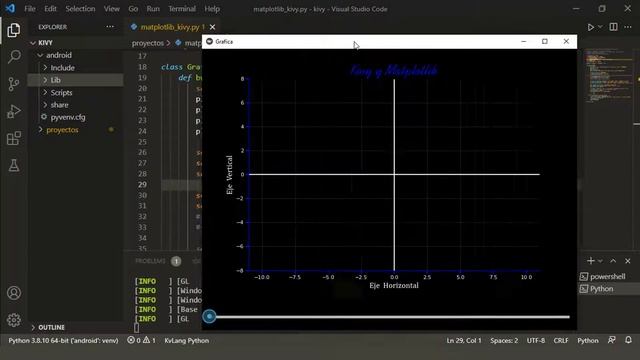 Aplicación de Python simple con Kivy - GUI Grafica con Matplotlib смотреть онлайн