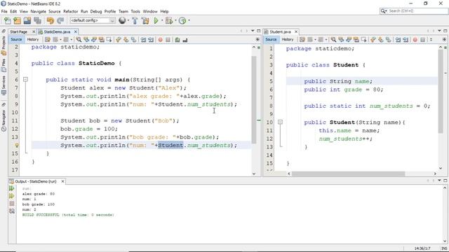 Java: Static Variable смотреть онлайн