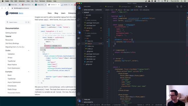 WEB422 Week 05 Part 3 - Using Formik, Joi, and Yup with React смотреть онлайн