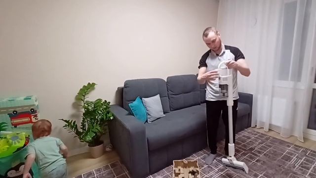 Обзор вертикального пылесоса Kitfort KT-5154