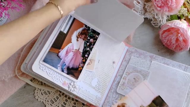 Альбом из коллекции Craft Paper Наша доченька. Скрапбукинг. Обзор.