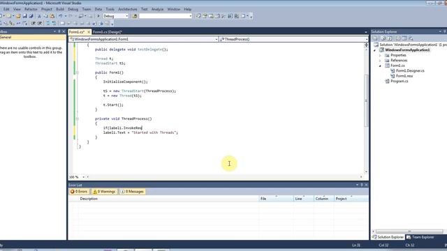 .NET 2.0/Winforms Multithreading with GUI Elements смотреть онлайн