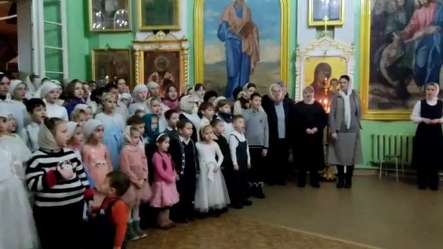 Тропарь Рождества Христова. ВШ при Соборе свв апп Петра и Павла. смотреть онлайн