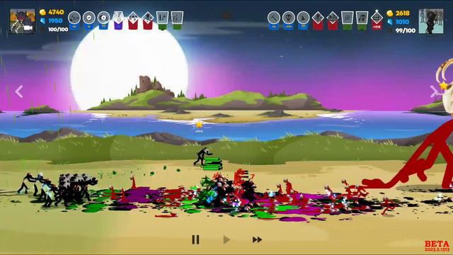 Stick war 3 - Multiplayer 1vs1 - Chaos vs Order - Ultra vs Shadow смотреть онлайн