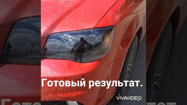 Установка Би-led, покраска масок фар в черный мат. Dodge Caravan смотреть онлайн
