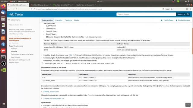 NVIDIA Jetson AGX installations for Matlab connectivity смотреть онлайн