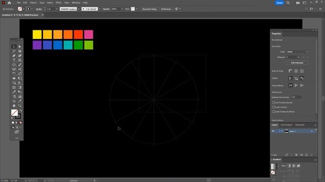 How to Create a Color Wheel in Adobe Illustrator смотреть онлайн