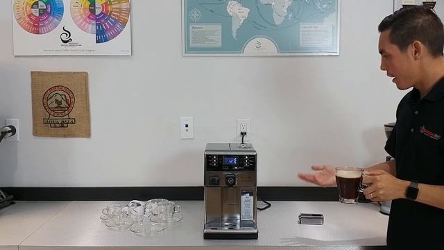 Making an Americano And Cappuccino with the Saeco PicoBaristo Superautomatic Espresso Machine смотреть онлайн