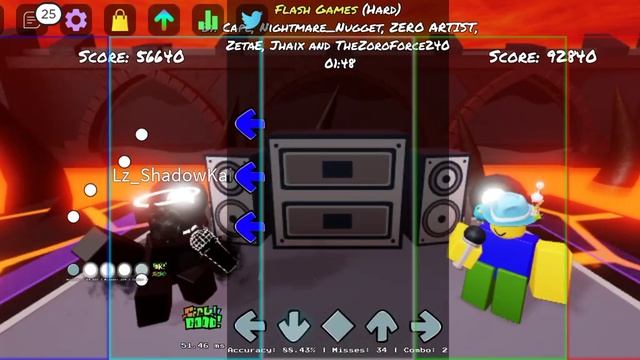 Flash Game (64 misses 89.01 accuracy) :Roblox funky friday: смотреть онлайн