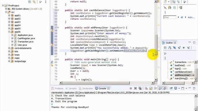 Java Programming #67 User login part3 смотреть онлайн