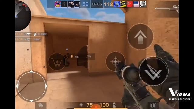 я учусь играть в STANDOFF 2( с телефона)(2) смотреть онлайн