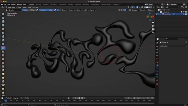 CHROME TYPE - Blender 3.2 Process смотреть онлайн
