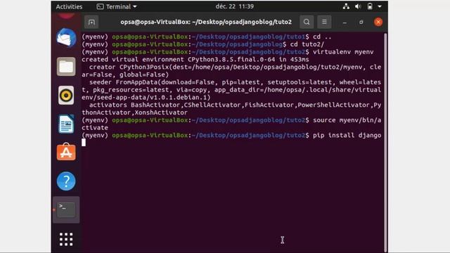 Github tuto 1-git clone : Cloner et exécuter un projet Django depuis Github смотреть онлайн
