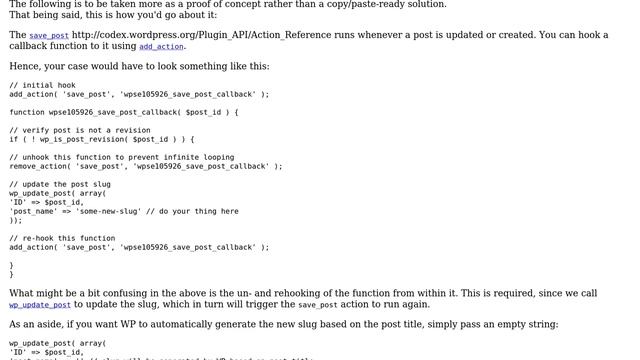Wordpress: Rewriting post slug before post save (2 Solutions!!) смотреть онлайн