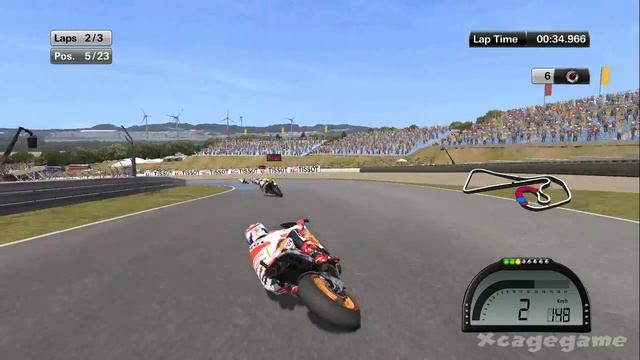MotoGP 14 - Gameplay - Marquez - Sachsenring Germany [ HD ] смотреть онлайн