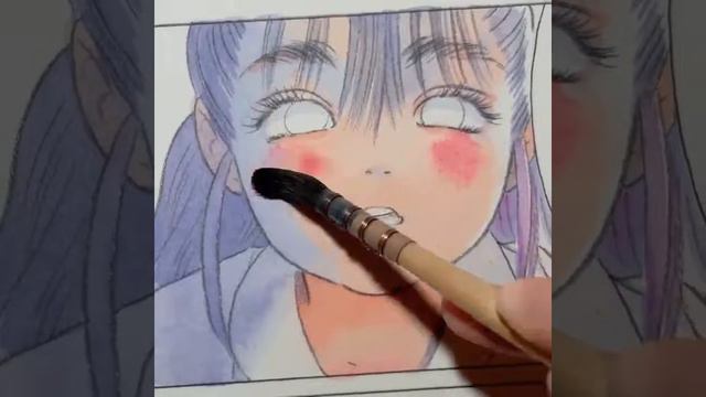 littlethunder Watercolor Manga Page Painting смотреть онлайн