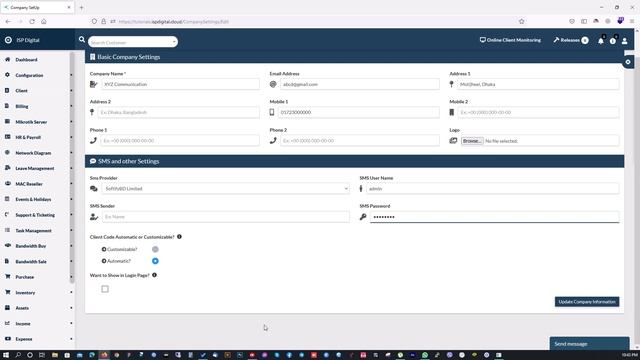 ISP Digital Primary Setup on ISP Digital (ISP Management & Billing Software) смотреть онлайн