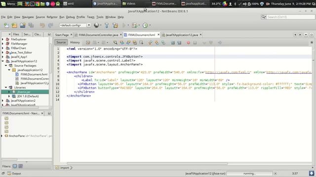 JavaFx JFoenix Tutorial #2 : Material Design Buttons смотреть онлайн