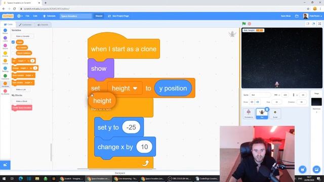 Make Space Invaders in SCRATCH (Part 2: Enemy Movement) смотреть онлайн