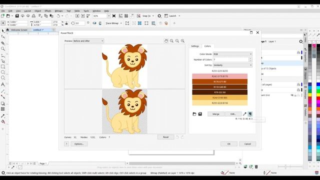 CorelDraw tutorial- convert jpg or png to SVG for cutting!! смотреть онлайн