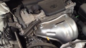 Посторонний звук при работе двигателя Toyota Camry v50 2.5л нахолодную.