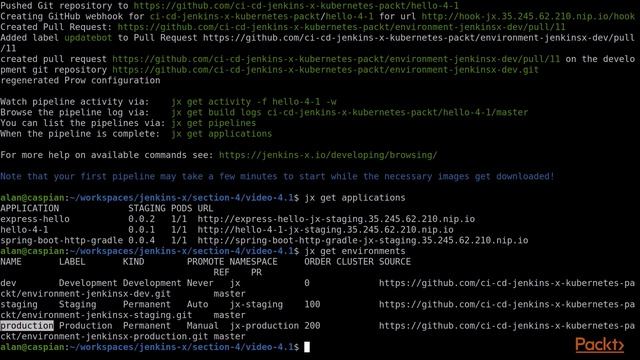 Integration & Delivery- Jenkins X & Kubernetes:Introduction to Promotion & Environments|packtpub.co смотреть онлайн