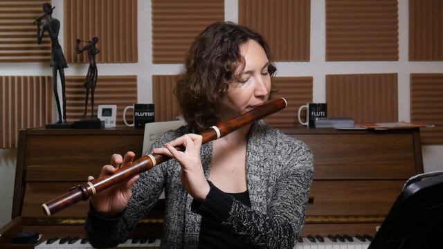 Just Practicing with Amelie | J.S. Bach Partita in A minor For Solo Flute BWV 1013 PART 2 смотреть онлайн