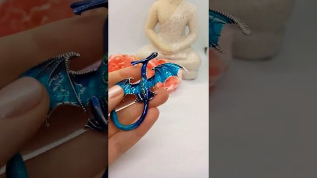 Брошь кулон синий дракон смотреть онлайн