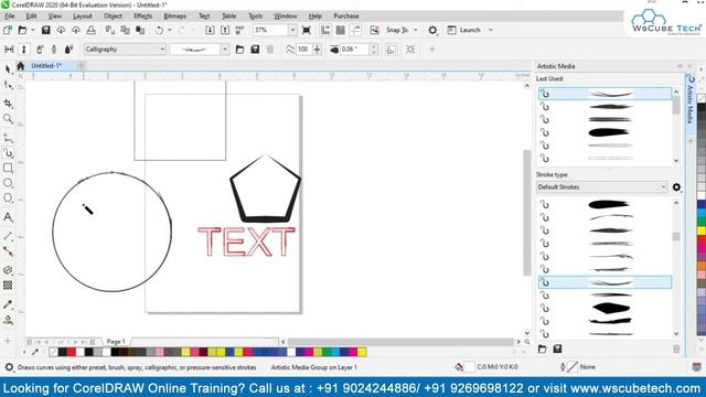 How to BEST Use Artistic Media, Live Sketch, Smart Drawing Tool in CorelDraw - 24 смотреть онлайн