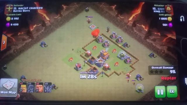 Clash of Clans the Barbarian Genius and Valk twins in epic defense! смотреть онлайн