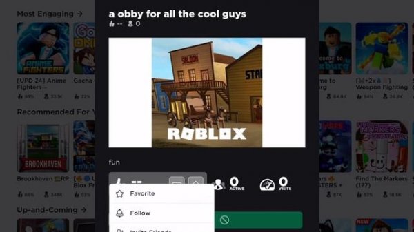 The unknown error in Roblox games