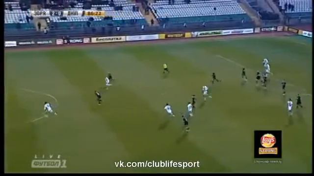 Заря 3 - 0 Днепр (Обзор 18-й тур 2013г.) смотреть онлайн