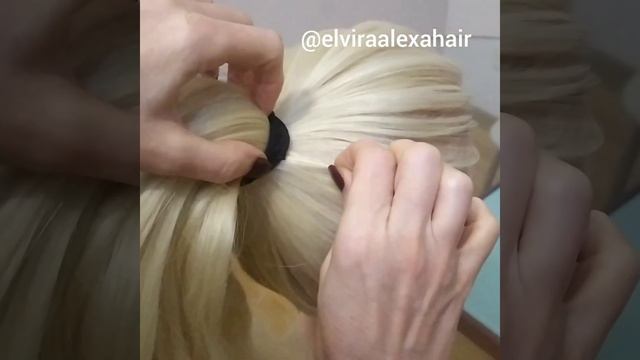 Высокий хвост. Маленькая хитрость для хвоста смотреть онлайн