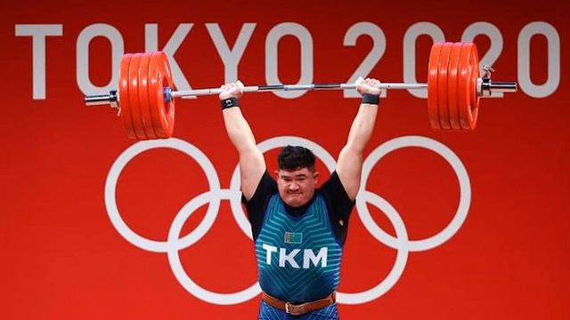 Тяжелоатлет Ходжамухаммет Тойчиев остановился в шаге от медали в весовой категории свыше 109 кг. смотреть онлайн