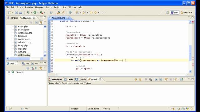 PHP OOP: The SmartUrl Class: Adding Parameters (Public Method) смотреть онлайн