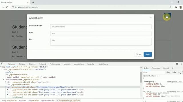 Angular Protractor example смотреть онлайн
