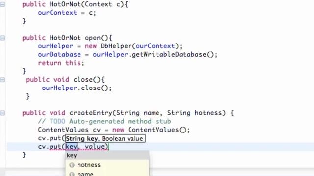 Android Developing Applications Tutorial 117 Inserting Data into SQLite Database смотреть онлайн
