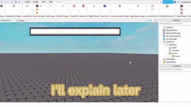 BASICS OF PROGRESS BAR-ROBLOX STUDIO TUTORIAL! смотреть онлайн
