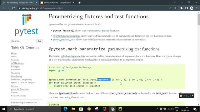 Selenium tutorial with Python Hindi #30 - Pytest Parametrize смотреть онлайн