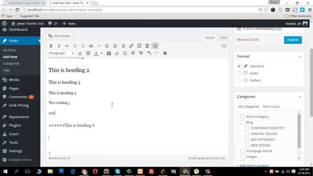 How To Work with WordPress 4.3 Formatting Shortcuts ? смотреть онлайн