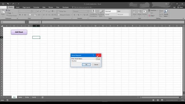 Excel VBA Tutorial | Add New Sheet without Duplicates allowed using For Each loop смотреть онлайн