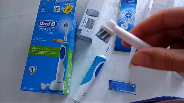 Обзор Электрической зубной щетки ORAL-B BRAUN Vitality CrossAction из Rozetka