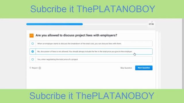 Preferred Freelancer Program SLA | Freelance Exam Answers 2022 with 100% Result смотреть онлайн