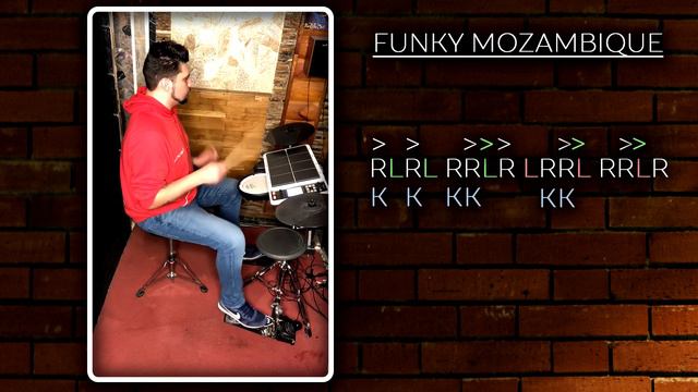 Как играть на барабанах Mozambique, Steve Gadd Mozambique, Funky Mozambique