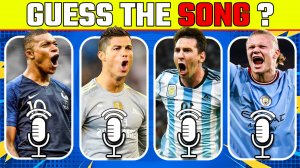 Угадай игрока по его ПЕСНЕ 🎶 Песня Роналду, Песня Месси, Песня Неймара, Песня Мбаппе