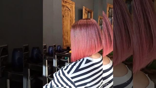 Смена образа яркое окрашивание Change of image bright coloring #окрашивание#стрижка#haircoloring#bo смотреть онлайн