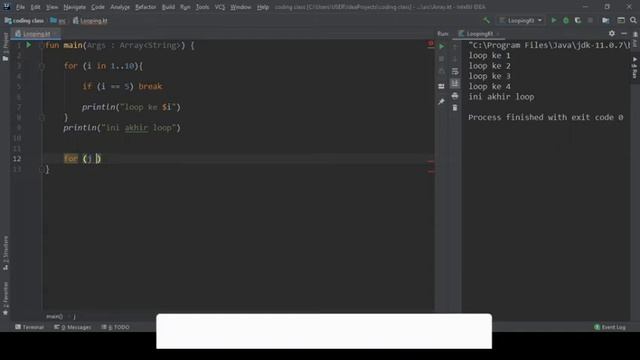 Belajar Kotlin Bahasa Indonesia - 20. Break dan Continue смотреть онлайн