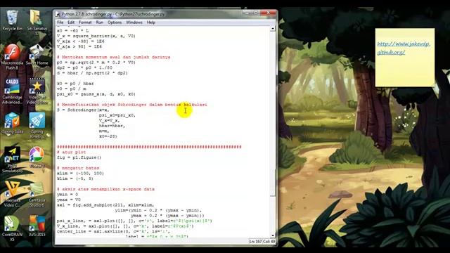 How to Make The Schrodinger's Graphic Equation Using Visual Python смотреть онлайн