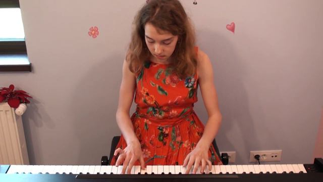 J. S. Bach Sinfonia 6 in E major, self-taught piano смотреть онлайн